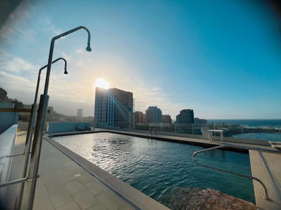 Estudio En Primera Linea De Playa Пуэрто-де-ла-Крус Экстерьер фото