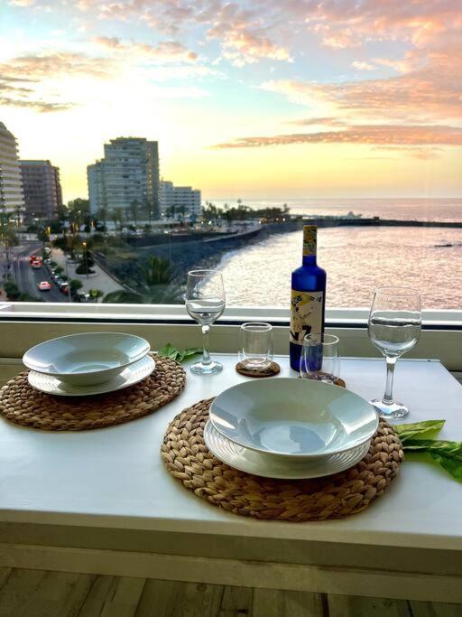 Estudio En Primera Linea De Playa Пуэрто-де-ла-Крус Экстерьер фото